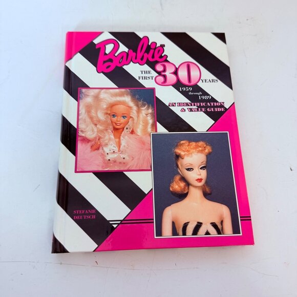 Barbie The First 30 Years Hardcover Book Value Guide 1959 to 1989 VTG Deutsch - Picture 14 of 15
